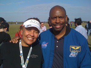 Pam Greyer, The NASA Lady and NASA's Leland Melivn